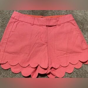 J. Crew Scalloped Shorts Sz 0 EUC
